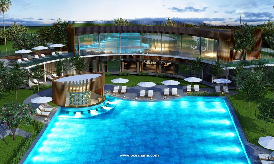 Aluminium-framed glazing at Oceanami Resort and Villas, Long Hai